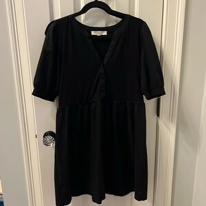 Women’s Loft black v-neck dress